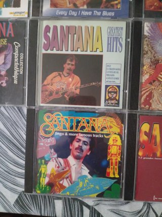 Lote de 14 CDs de Santana