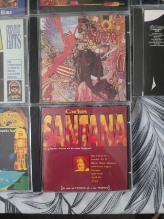 Lote de 14 CDs de Santana