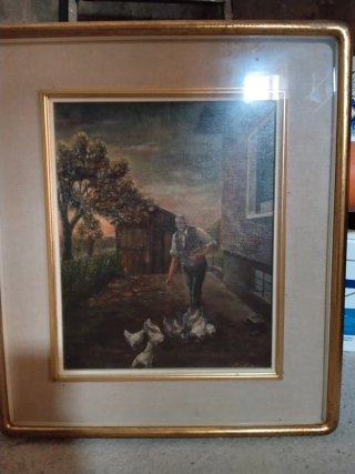 Quadro a olio 1977, 50x70 cm