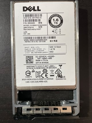 Disco Duro Servidor Dell 1.6TB SAS hotswap