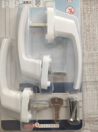 Set de 2 Manillas para Ventana ABUS con Llave