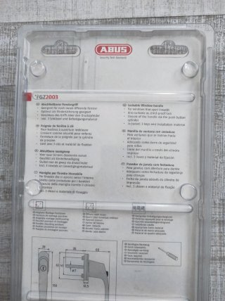 Set de 2 Manillas para Ventana ABUS con Llave