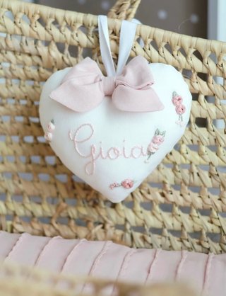 Cuore personalizzato perfetto per nascita