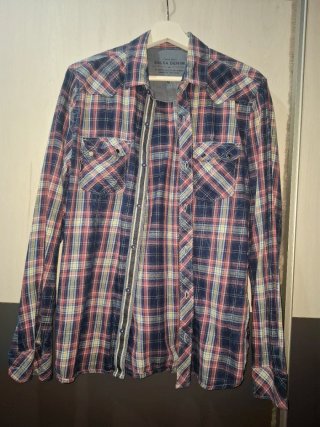 Camisa Salsa Cuadros Talla M