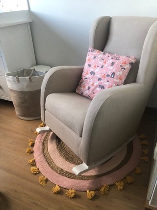 Sillón de Lactancia Mecedora beige