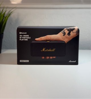 Altavoz Marshall Emberton II Black & Brass