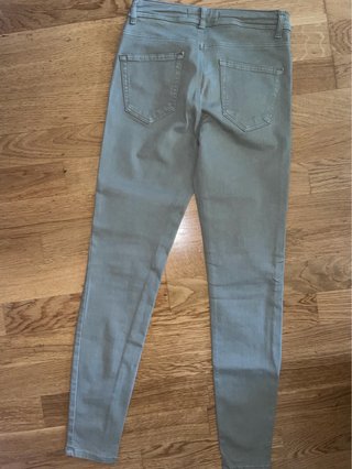 Pantalones Zara Verde Talla S
