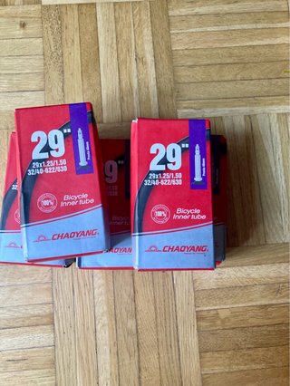 3 Cámaras de Bicicleta Chaoyang 29