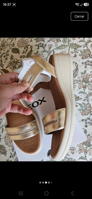 Sandalias Geox Doradas Talla 41