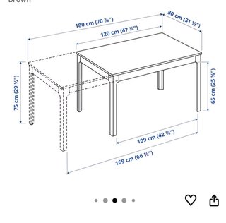 Mesa extensible IKEA EKEDALEN
