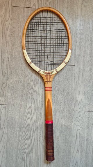 Raqueta Tenis Dunlop Maxply Vintage Madera.