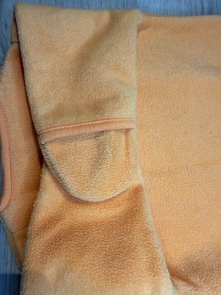 Manta saco bebé naranja