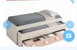 Cama nido con cajones 190x90