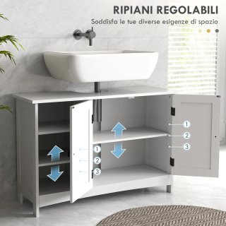 Mueble de baño de madera para debajo del lavabo co