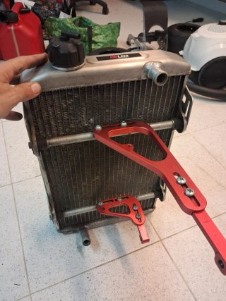 Radiador para Kart HB Line con cortinilla