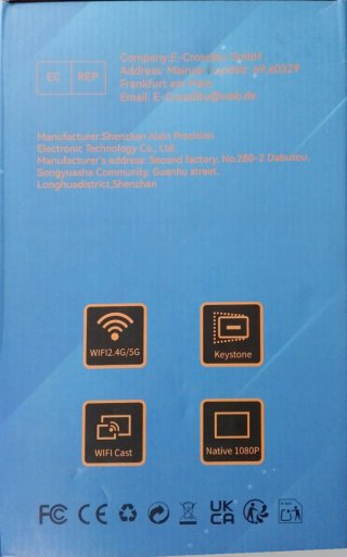 Proyector XIWBSY Home Theater 1080p/4K