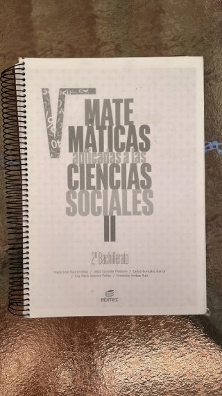 Matemáticas aplicadas a las Ciencias Sociales II