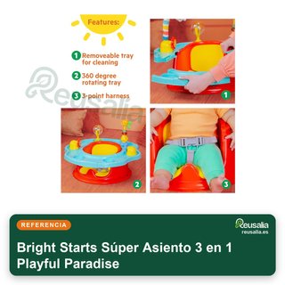 Bright Starts asiento actividades elevador bebé
