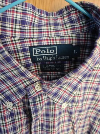 Camisa Polo Ralph Lauren cuadros L