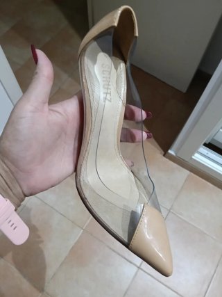 Zapatos de tacón Schutz beige