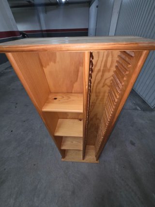 Mueble Organizador CDs Madera