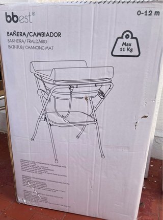 Bañera para Bebé con Cambiador nuevo sin usar