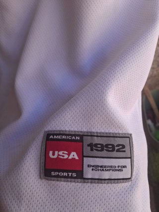 Camiseta Deportiva FSBN Hombre Verde/Blanco