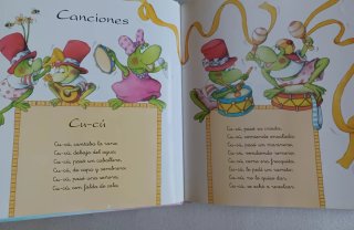 Libro y cd canciones para mi bebé
