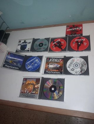 Lote 5 Juegos PS1: Driver, V-Rally 2, Doom, R/C St