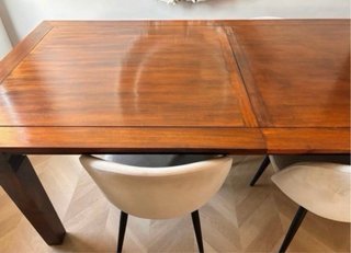 Mesa de Madera Tropical Banak extensible a 2,40