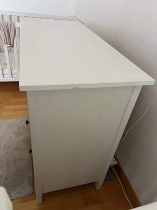 Cómoda IKEA HEMNES 3 cajones blanca