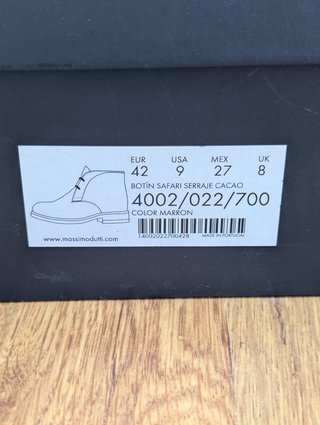 Botines Massimo Dutti ante marrón hombre 42
