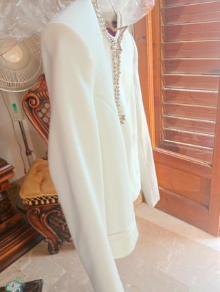 Giacca Elisabetta Franchi Bianca