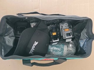 Amoladora Makita DGA404 + 2 baterías Makita 18v6h+
