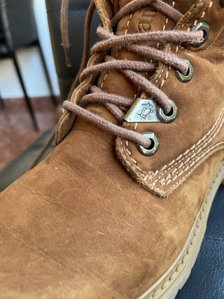 Botas de Piel Panama Jack Beige/Marrón