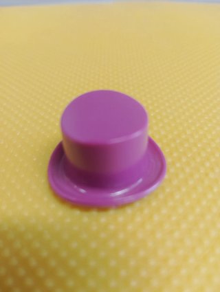 Sombrero de copa morado Playmobil nuevo