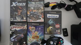 Nintendo GameCube Negra + 6 Juegos + Memoria