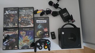 Nintendo GameCube Negra + 6 Juegos + Memoria