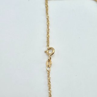 Cadena Singapour de oro de 18k. 2.84 g. 60cm.