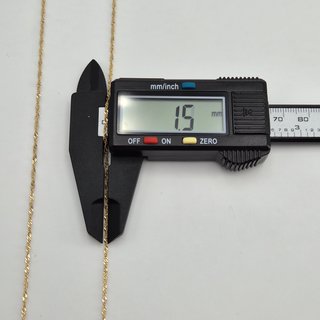 Cadena Singapour de oro de 18k. 2.84 g. 60cm.