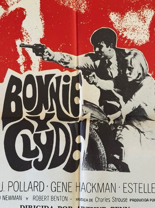 Póster Original Película Bonnie & Clyde
