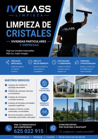 Limpieza de cristales