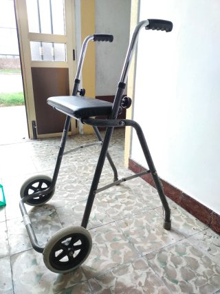 Andador con Asiento y Ruedas