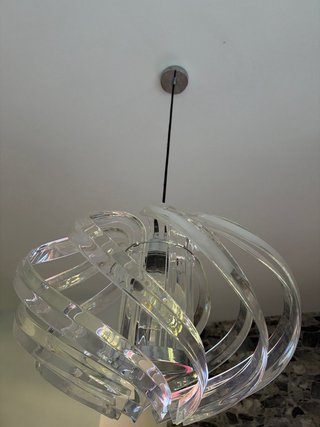 Lámpara de cristal de Bohemia