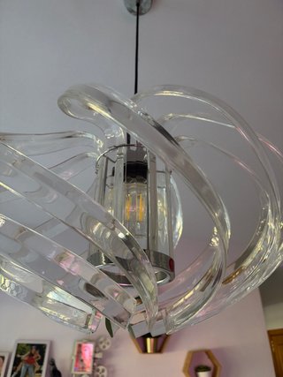 Lámpara de cristal de Bohemia