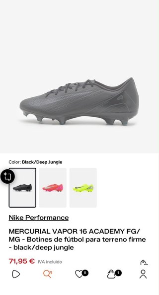 Botas de fútbol Nike Mercurial Vapor 16 Academy FG