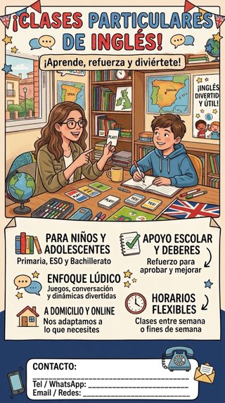 Clases particulares de ingles en Granada