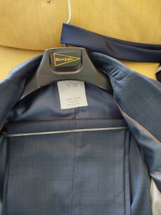 Traje Zara niño talla 12 azul