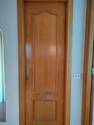 2 Puertas de Madera Maciza 60 cm