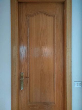 2 Puertas de Madera Maciza 60 cm